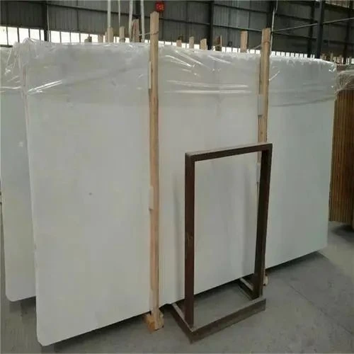 snow white marble tile
