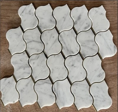 Carrara Viviano Marmo Thassos sayqallangan marmar kafel